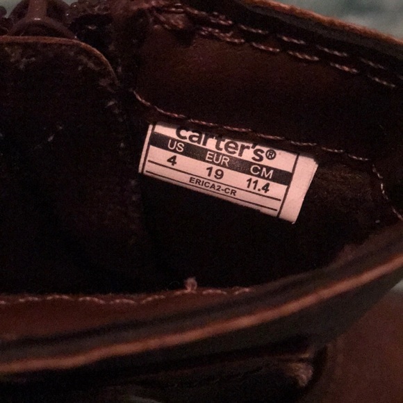 Carter’s | Size 4 | Gently used | brown boots - Picture 5 of 7